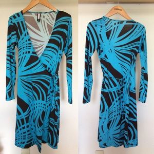 Vintage DVF Style Wrap Dress